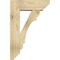 Ekena Millwork Olympic Slat Rough Sawn Bracket w/ Offset Brace, Douglas Fir, 8"W x 24"D x 36"H BKT0806X24X36OLY06RDF - alternate 4